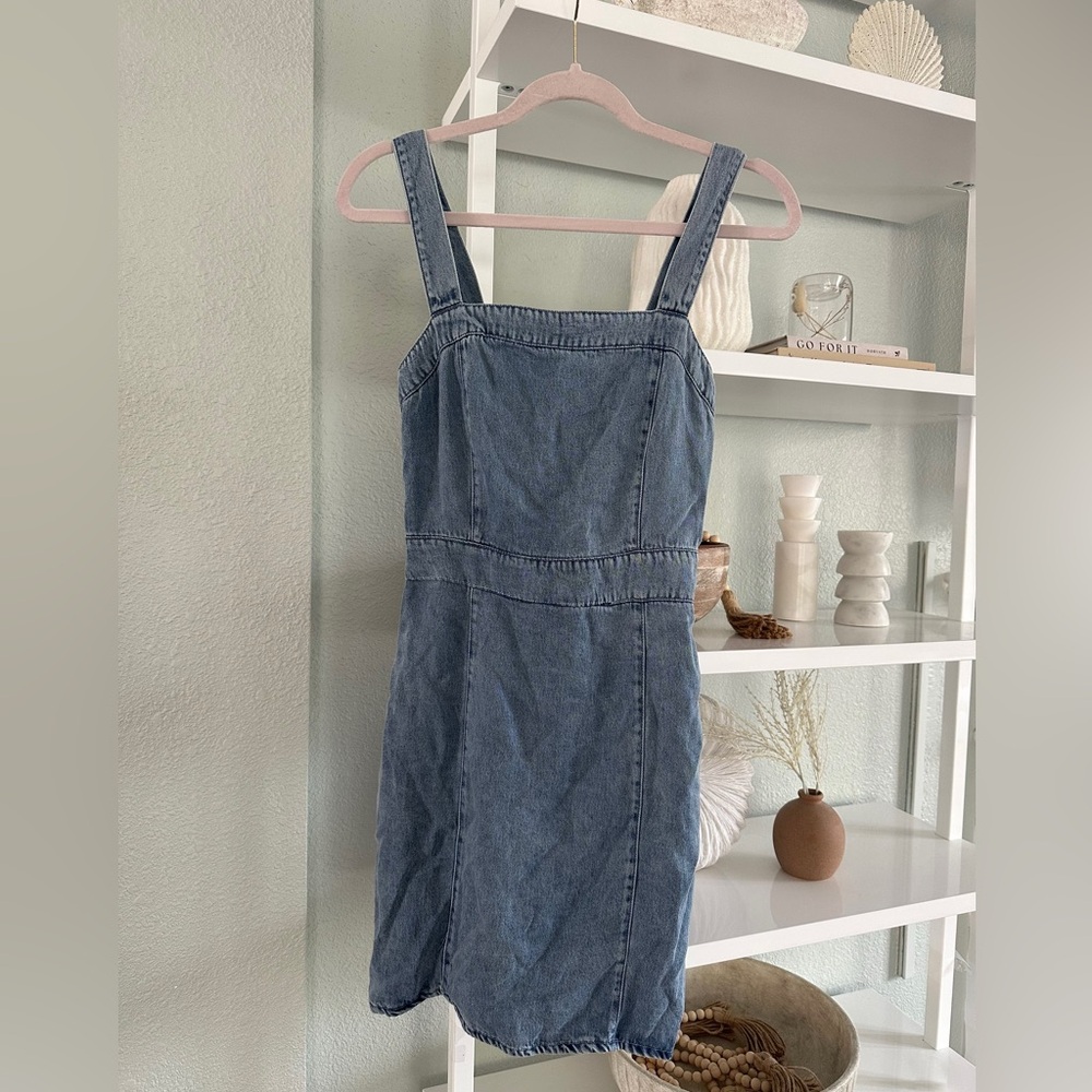 Pink Lily Blue Denim Mini Dress